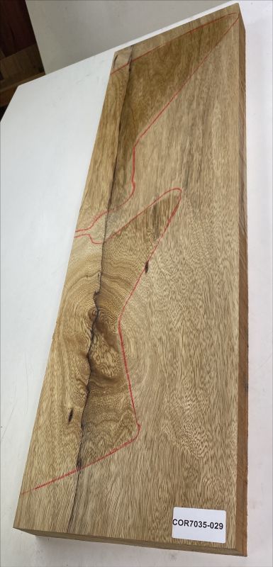 Body Black Korina, 2-pcs., Unique Piece #029